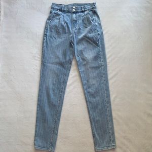 AEO✨High Rise-Striped-Mom Jean 0 X-Long!